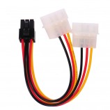 IDE Molex Power to PCI Express 6Pin Video Card Power PCI-E Adapter Cable